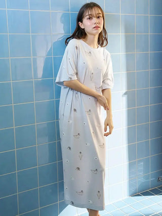 Seal Print Lounge Dress