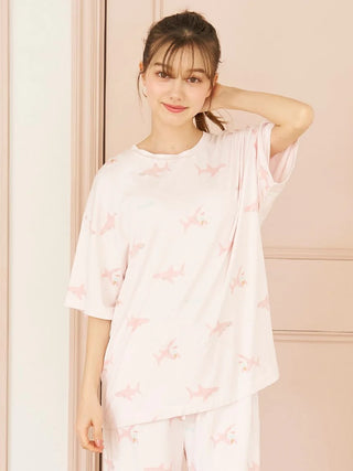 Cool-Touch Shark Print T-shirt