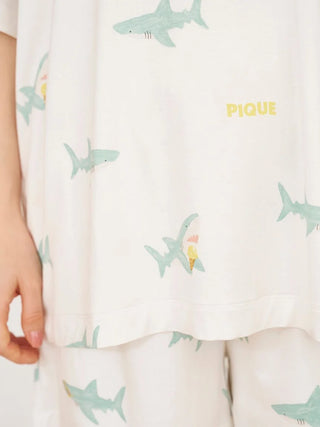 Cool-Touch Shark Print T-shirt