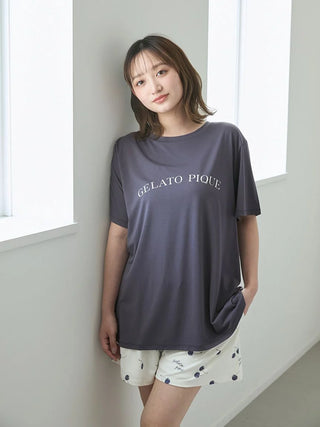 Cool-Touch Motif Variety Print T-shirt & Shorts Set