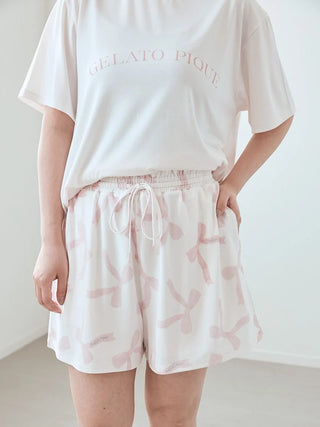 Cool-Touch Motif Variety Print T-shirt & Shorts Set