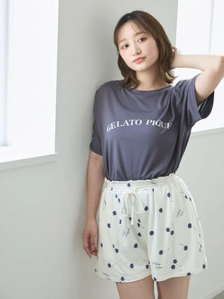 Cool-Touch Motif Variety Print T-shirt & Shorts Set