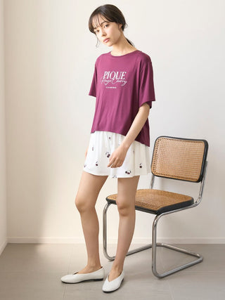 Cool Rayon Logo Cherry T-shirt