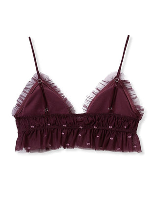 Cherry Tulle Bra & Underwear Set