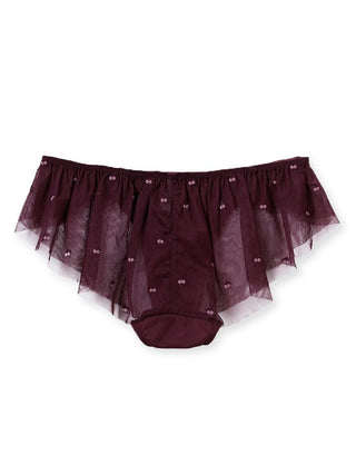 Cherry Tulle Bra & Underwear Set