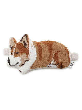 SLEEPING DOG eye mask with a whimsical dog motif, crafted from plush, high-quality materials for enhanced sleep comfort.
