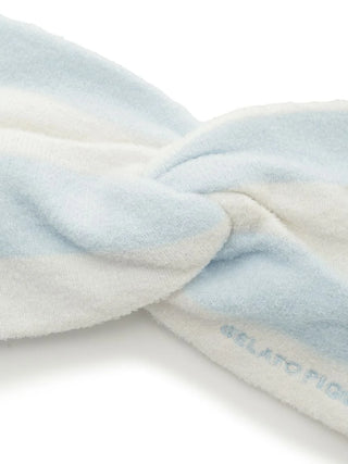 Smoothie Lite 2BD Hairband by Gelato Pique USA with two-color twisted design, perfect for premium loungewear and sleepwear.