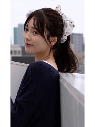 Floral Hair Scrunchie