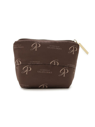 [Bitter] Compact Multi-Use Pouch in Brown, Women Loungewear Bags, Pouches, Make up Pouch, Travel Organizer, Eco Bags & Tote Bags at Gelato Pique USA.
