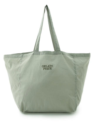 Lightweight Big Tote Bag by Gelato Pique USA in green, stylish and practical for versatile everyday use.