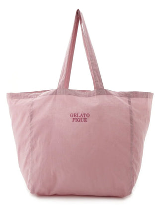 Gelato Pique lightweight big tote bag in pink, stylish and durable design for versatile everyday use.