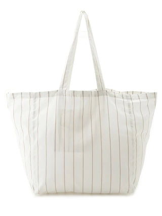 Lightweight big tote bag with striped design, perfect for everyday use from Gelato Pique USA.