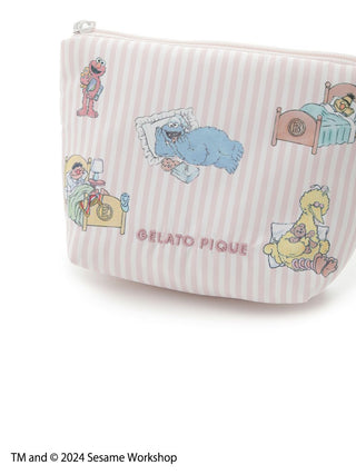 SESAME STREET Character Zipper Pouch with bedtime illustrations, ideal for adding whimsy to daily essentials.