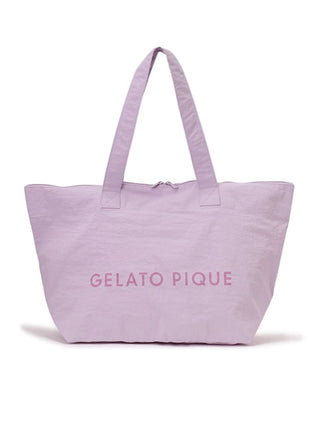 Lilac Gelato Pique tote bag with minimalistic design, ideal for travel and daily use, featuring a versatile, foldable structure.