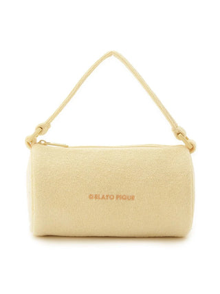 Colorful Pile Mini Bag by Gelato Pique USA, plush and compact, ideal for premium loungewear and sleepwear essentials.