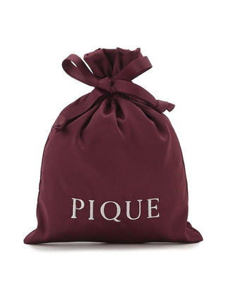 Satin Cherry Drawstring Bag