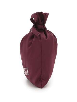 Satin Cherry Drawstring Bag