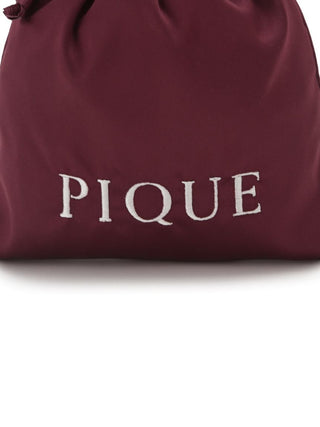 Satin Cherry Drawstring Bag