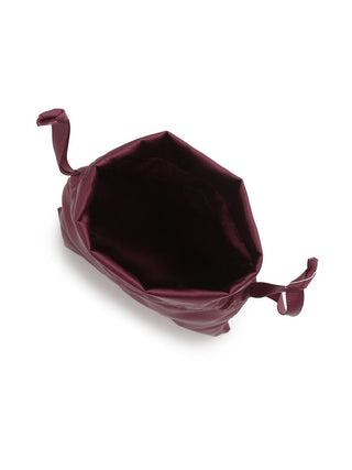 Satin Cherry Drawstring Bag