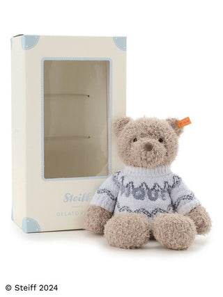 Steiff Teddy Bear Jimmy in cozy sweater with Gelato Pique packaging