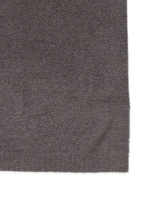 Smoothie Lap Blanket in grey, featuring a soft texture and simple style, by Gelato Pique USA. Ideal for premium loungewear and sleepwear.