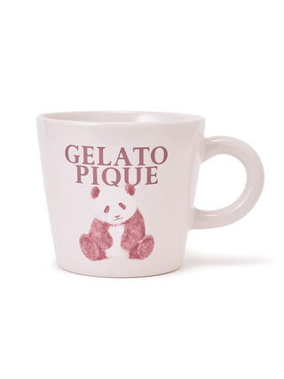 Panda motif mug cup by Gelato Pique featuring soft-toned panda illustration, perfect for cozy coffee and tea moments, made from premium ceramic.