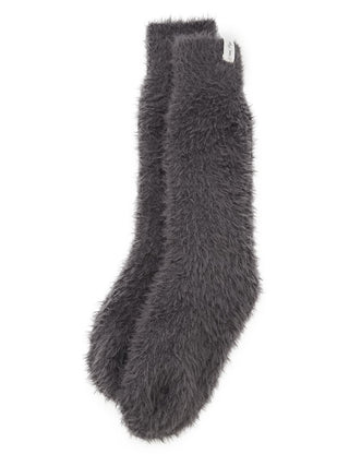 Bunny Moco Socks in Dark Gray, Cozy Women's Loungewear Socks at Gelato Pique USA