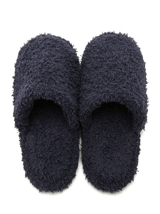  Fluffy & Cozy Bedroom Indoor Slip On Shoes in navy, Women's Lounge Room Slippers, Bedroom Slippers, Indoor Slippers at Gelato Pique USA