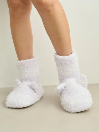 Fluffy Pique Monster Halloween indoor slipper boots resembling monster feet, perfect for cozy indoor wear.
