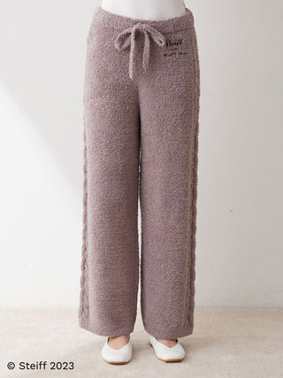 [Steiff] Powder Aran Long Loungewear Pants in Brown, Women's Loungewear Pants Pajamas & Sleep Pants at Gelato Pique USA