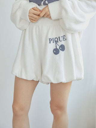 Air Moco Cherry Jacquard Balloon Lounge Shorts with cherry logo embroidery.