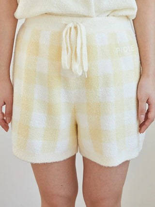 Checkered Jacquard Shorts