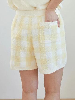 Checkered Jacquard Shorts