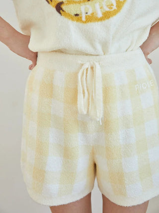 Checkered Jacquard Shorts