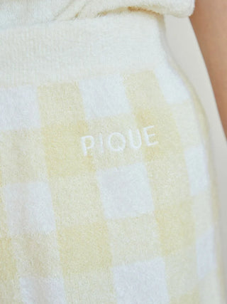 Checkered Jacquard Shorts