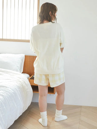 Checkered Jacquard Shorts
