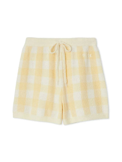 Checkered Jacquard Shorts gelato pique