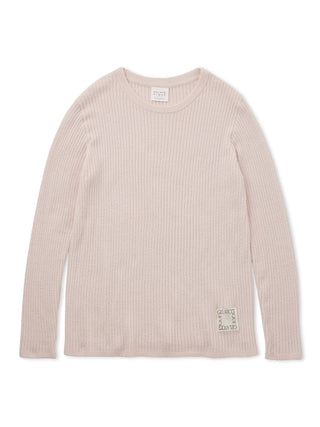 Hot Smoothie Rib Pullover Sweater made from Gelato Pique's fabric, offering warmth and style with a sleek ribbed design.