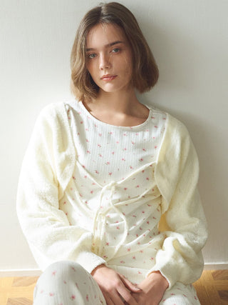 Cropped Knit Cardigan