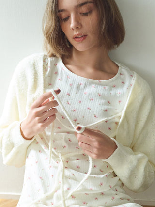 Cropped Knit Cardigan