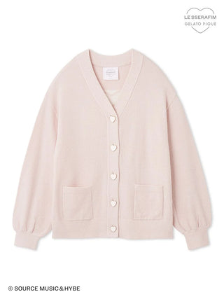 LE SSERAFIM smoothie button-up cardigan by Gelato Pique USA, premium loungewear and sleepwear, pre-order item.