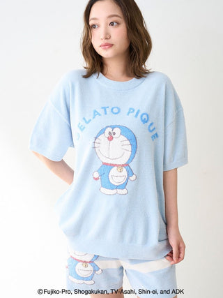 Doraemon Women’s Jacquard Pullover & Shorts Set