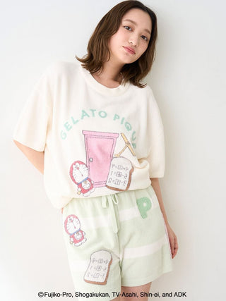 Doraemon Women’s Jacquard Pullover & Shorts Set