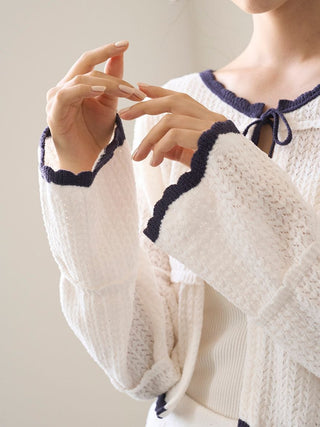 Crochet Knit Short Cardigan