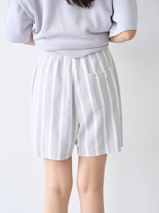 Schnauzer Airy Moco Jacquard Pullover & Shorts Set