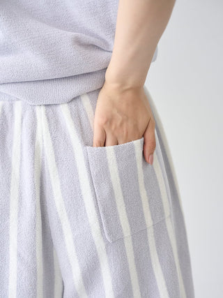 Schnauzer Airy Moco Jacquard Pullover & Shorts Set