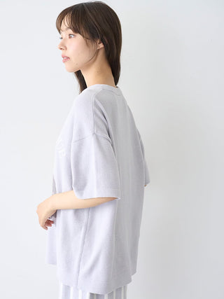 Schnauzer Airy Moco Jacquard Pullover & Shorts Set