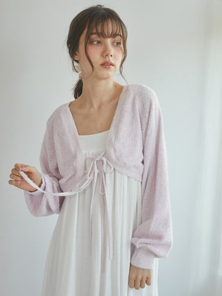 Cropped Knit Cardigan