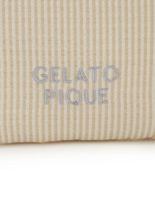 Alt Tag: Gelato Pique striped ribbon tissue pouch, cozy cotton fabric, pastel hues, elegant storage solution.
