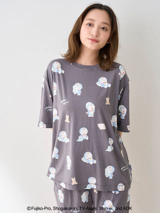 Doraemon Unisex Good Morning Good Night T-shirt